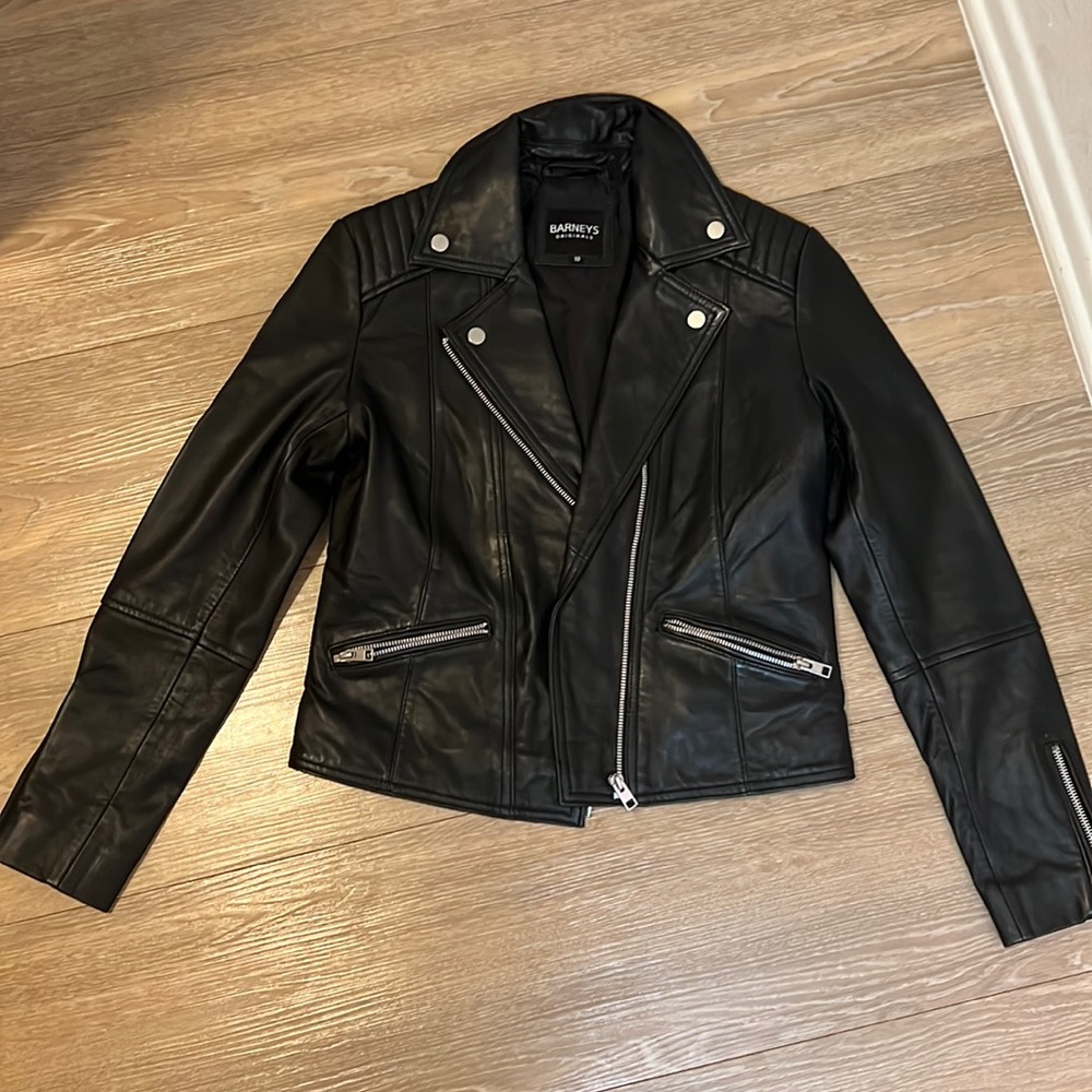 Barney’s NWOT Real Leather Jacket